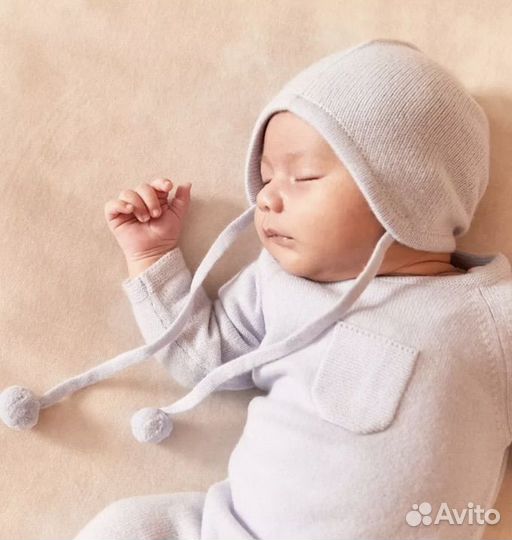 Шапка кашемировая на 12-24 м