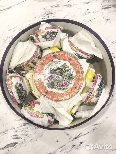 Чайный набор из фарфора (Япония ) + Конфетница