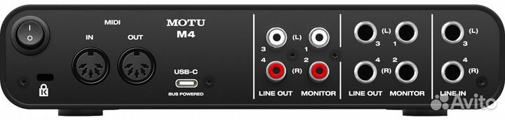 USB аудиоинтерфейс motu M4