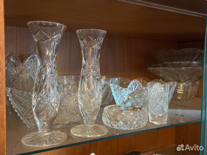 Фарфоровая и хрустальная посуда СССР