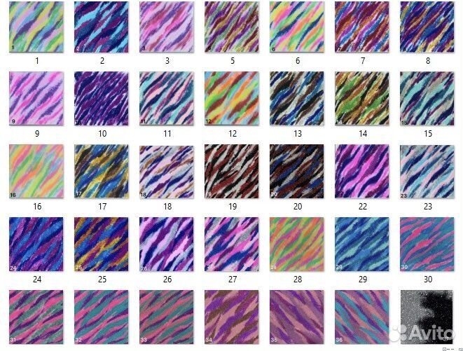 Блестящий портрет блестками