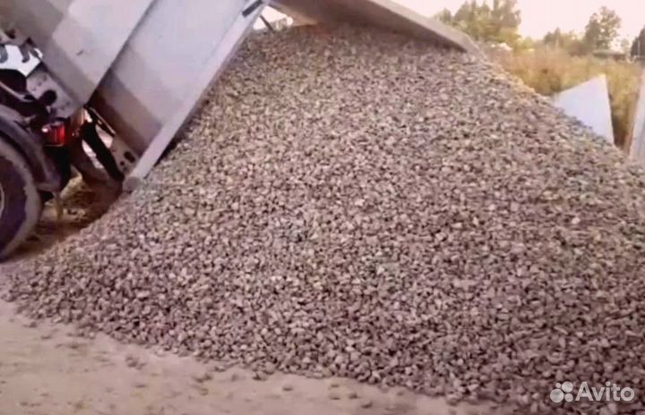 Щебень гравийный с доставкой