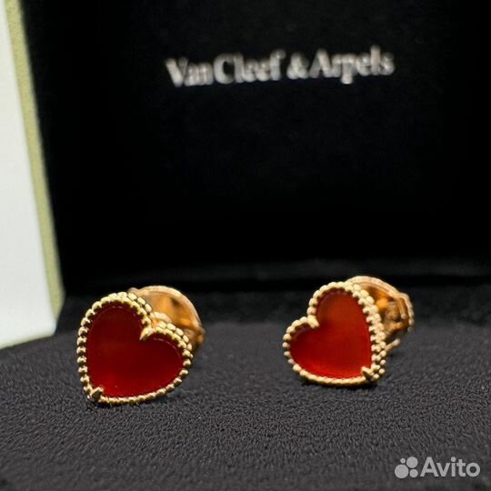 Серьги van cleef(премиуи)