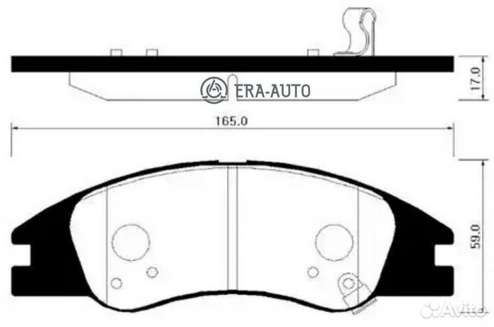 HSB HP1031 Колодки торм