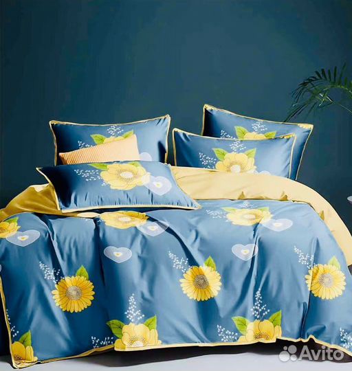 Постельное белье семейное сатин