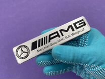 Наклейка AMG Mercedes-Benz алюминиевая эмблема амг