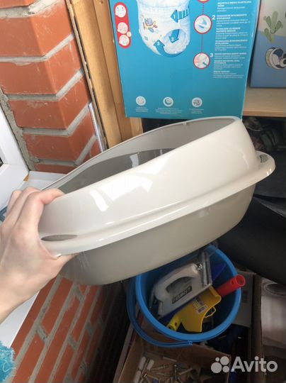 Лоток для кошек угловой