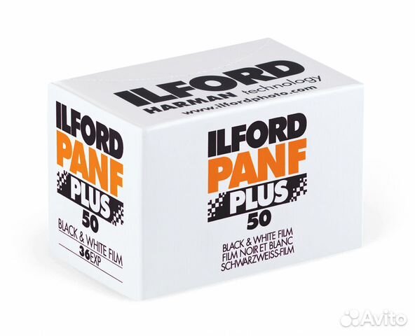 Фотопленка свежая Ilford panf Plus 50 (135/36) ч/б