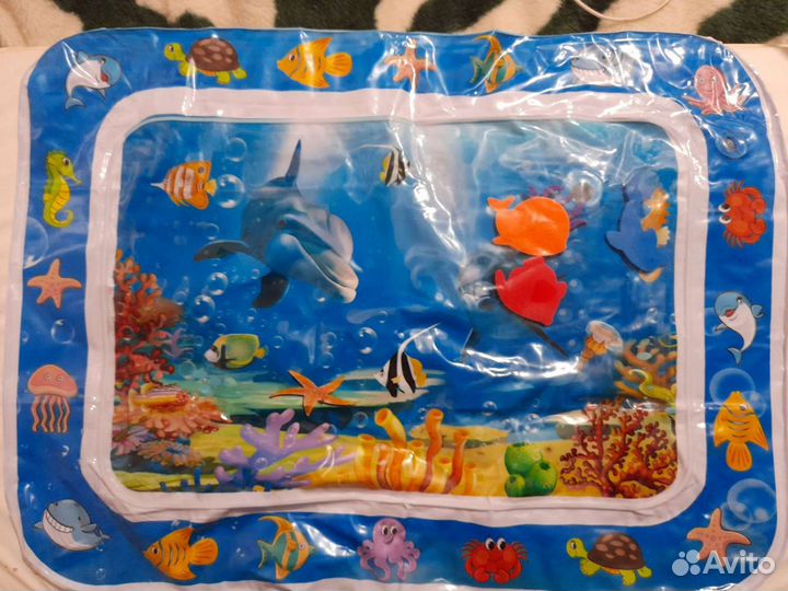 Детский развивающий водный коврик