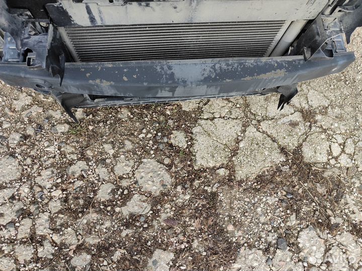 Skoda fabia 2 усилитель переднего бампера