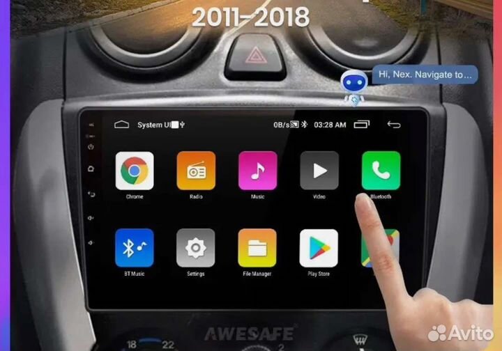 Андроид магнитола 2din для Лада Гранта до 2018 г
