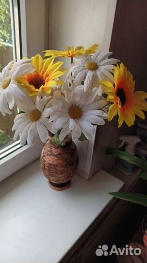 Искусственные цветы тканевые