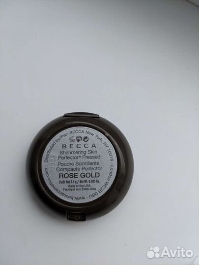 Румяна/хайлайтер/бронзер becca rose gold