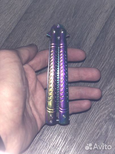 Нож бабочка расческа