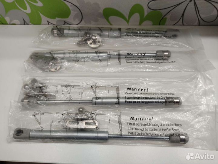 Газовые лифты мебельные (Газлифты) 4 шт новые