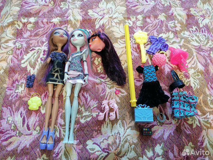 Куклы монстер хай Лот Запчасти