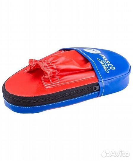 Лапы Rusco прямые, к/з, красный/синий, маленькие