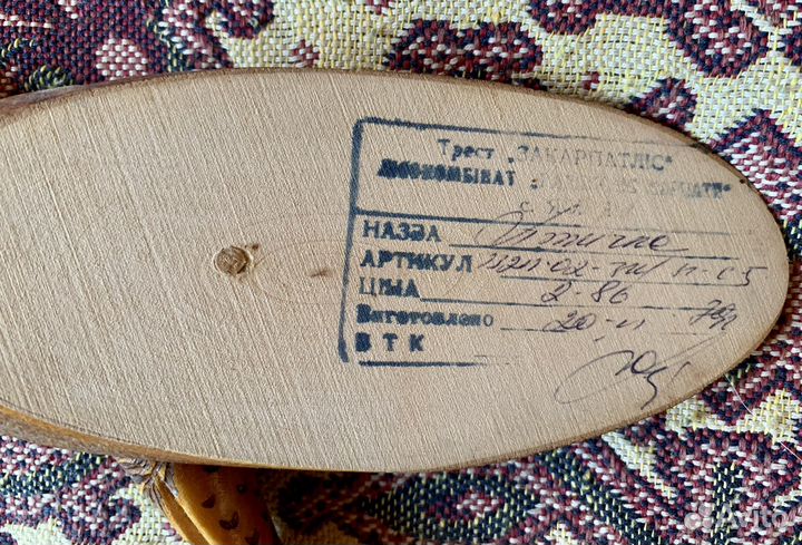 Птичка декоративная деревянная