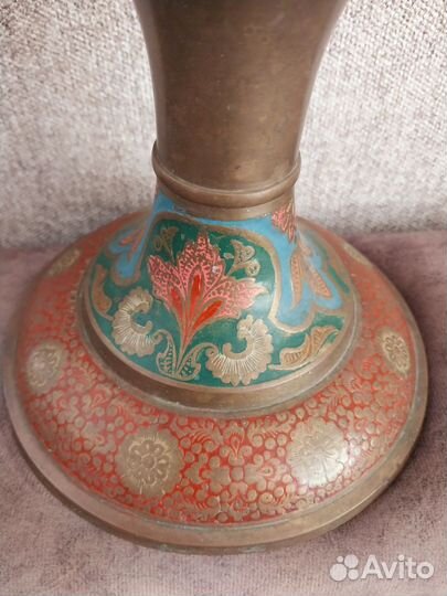 Ваза индийская латунь 56 см