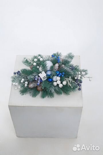 Новогодняя композиция на стол