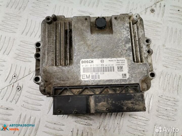Блок управления двигателем Opel Zafira (A) рест