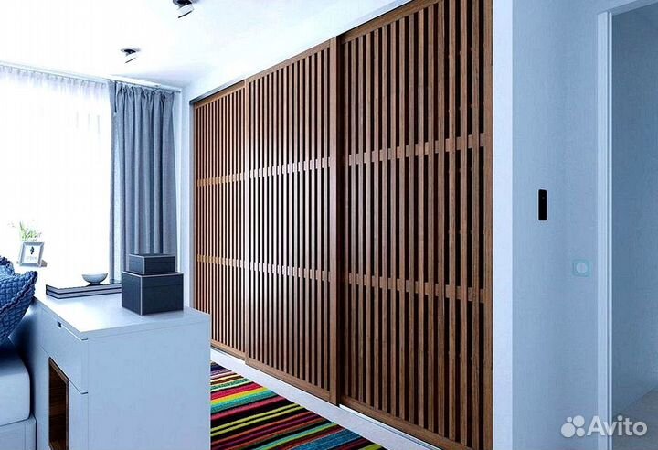 Межкомнатная перегородка из реек