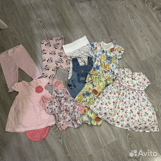 Пакет фирменных вещей для девочки 0-6