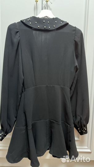 Платье lime с воротником s