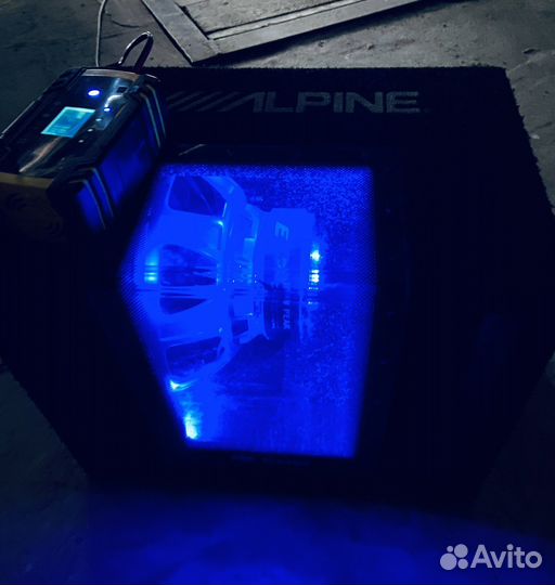 Сабвуфер alpine SBE-1243BP