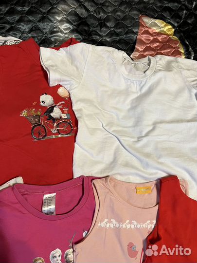 Большой пакет одежды для девочки