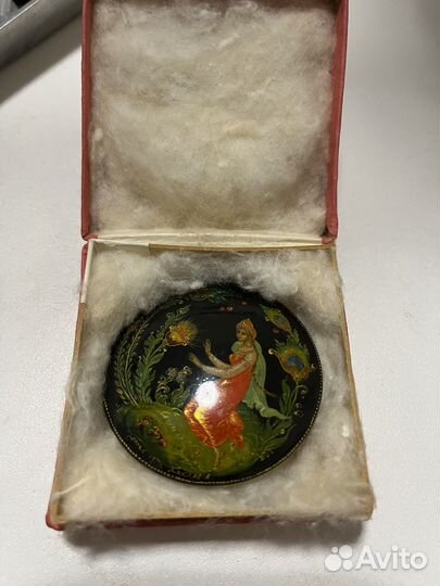 Брошь Хохлома