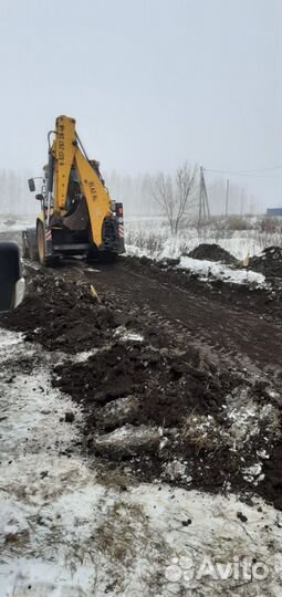 Услуги экскаватор погрузчик трактор ямы, шамбо