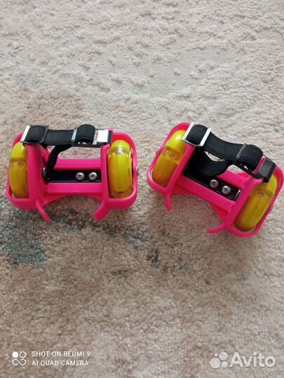 Ролики на обувь детские