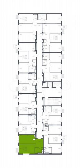 2-к. квартира, 41,4 м², 14/17 эт.