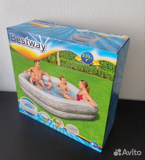 Новый бассейн в упаковке надувной Bestway