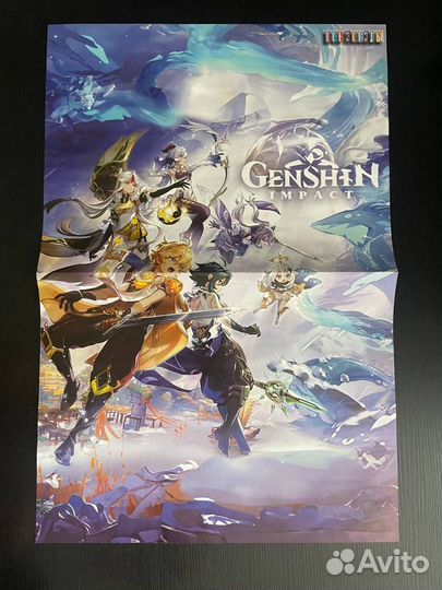 Genshin impact плакаты