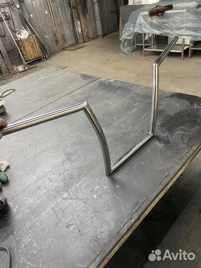 Руль на мотоцикл (нержавейка)