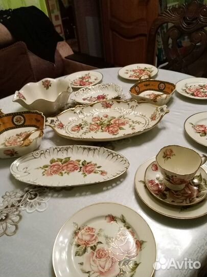 Сервиз Корейская роза Франция Лимож