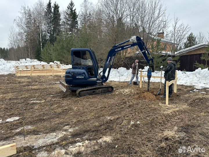 Услуги мини экскаватора Химки