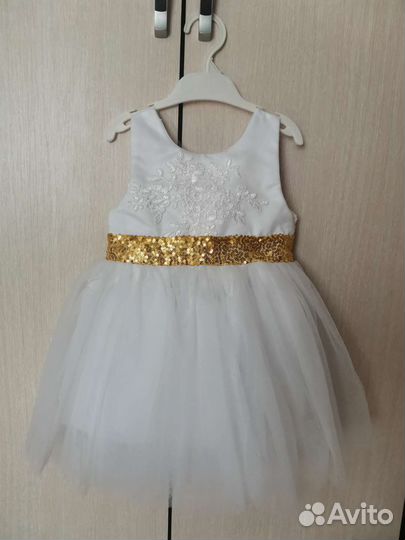 Платье для девочки праздничное 86 92