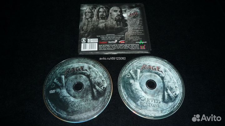 Rage - Carved In Stone CD+ DVD (digibook)