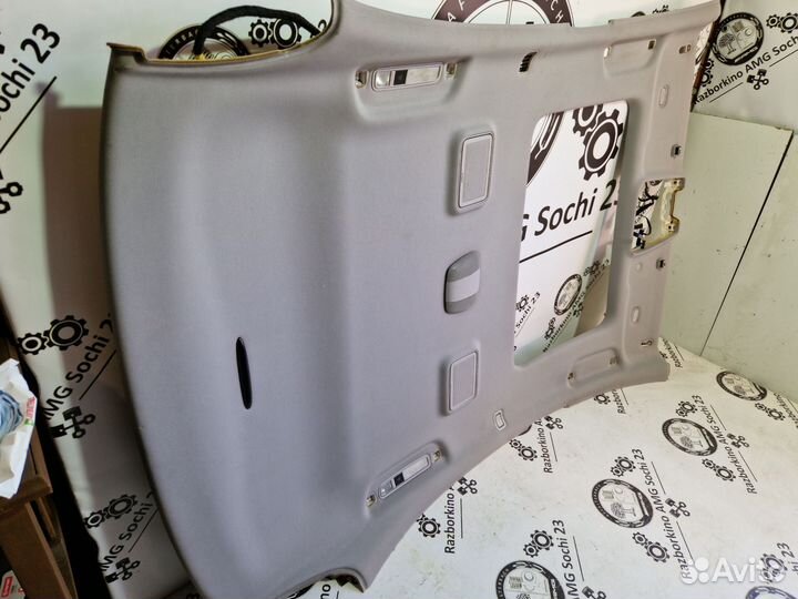 Обшивка потолка серая long для Mercedes W221