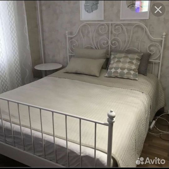 Кровать IKEA лейрвик 180