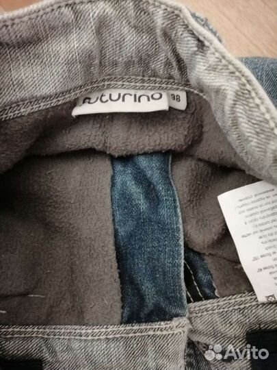 Джинсы утепленные 92-98