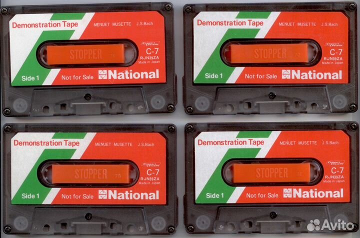 Аудиокассета National демонстрационная