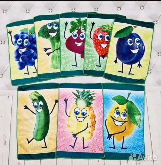 Кухонные полотенца махровые