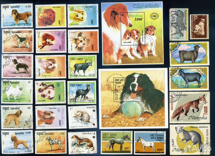 Марки разных стран