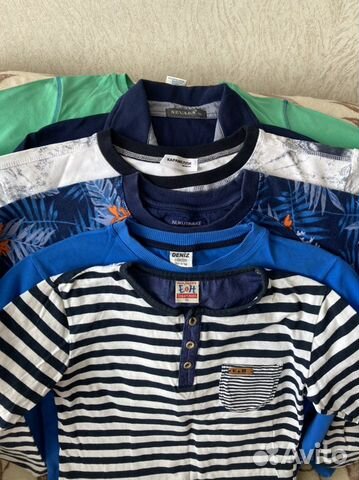 Рубашки с длинным рукавом 134-152 см