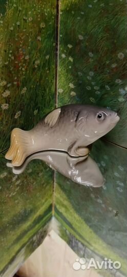 Рыба вобла фарфоровая статуэтка афз