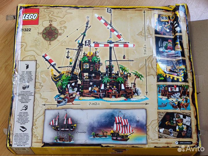 Новый Lego 21322 ideas Пираты Залива Барракуды
